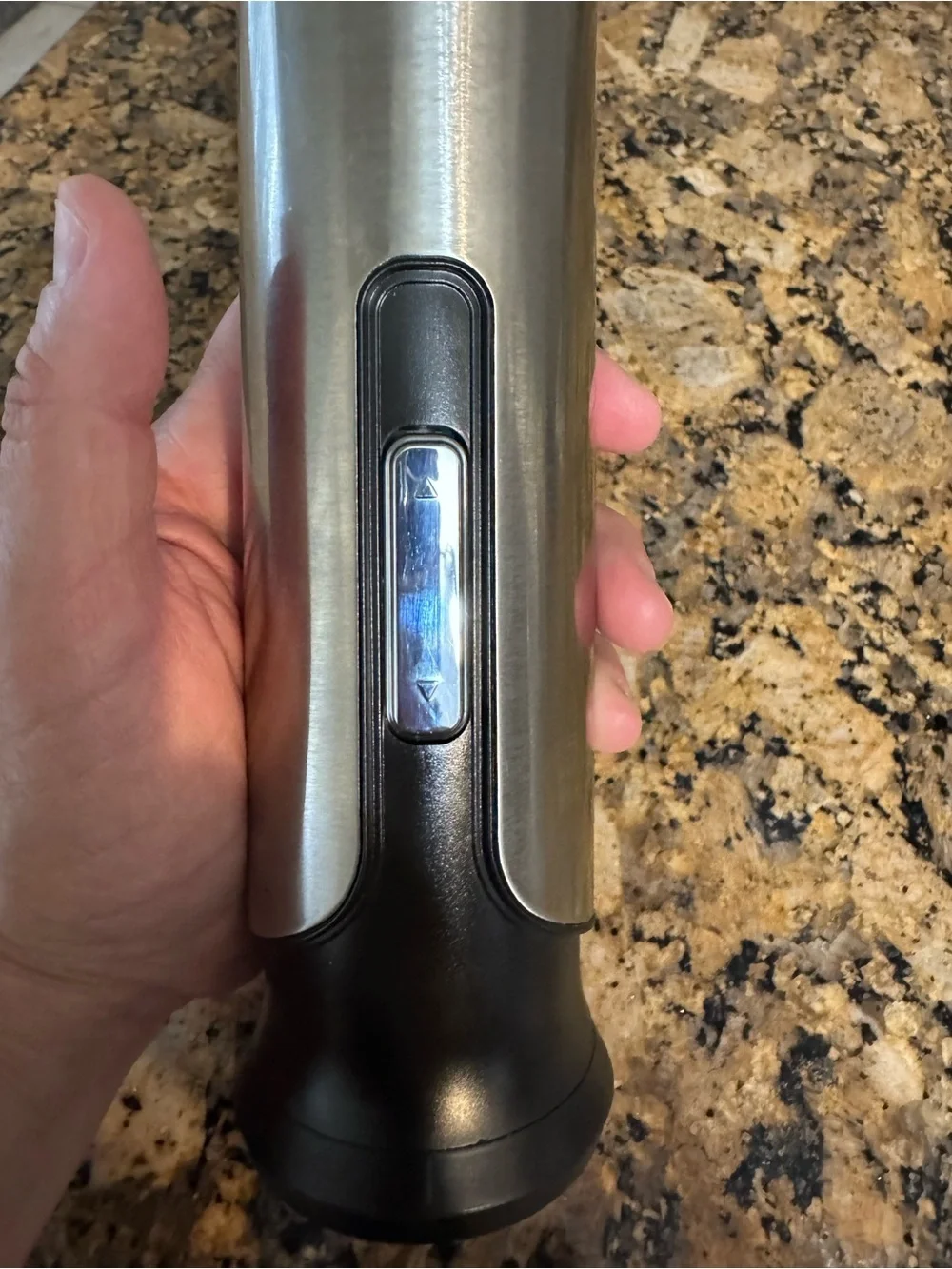 Electric Stainless Steel Wine Bottle Opener - Black